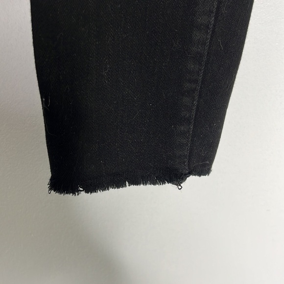 J Crew lookout high rise skinny black busted knee jeans, size 24 - Picture 6 of 11